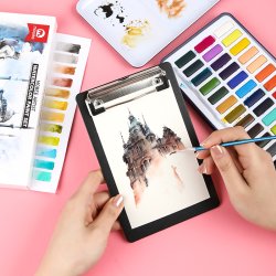 Mobee Akvarelst i Metaletui - 36-Pak