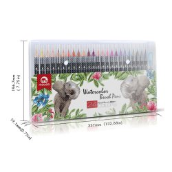 Mobee - Watercolor Brushpens 24-Pak