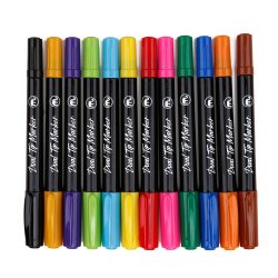 Mobee - Dualtip Marker Fine &amp; Extra Fine 12-Pak