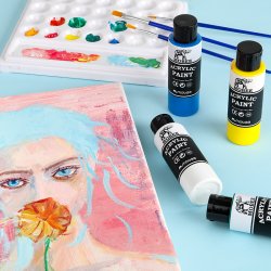 Mobee Akrylmalingst 60 ml. - 20-Pak