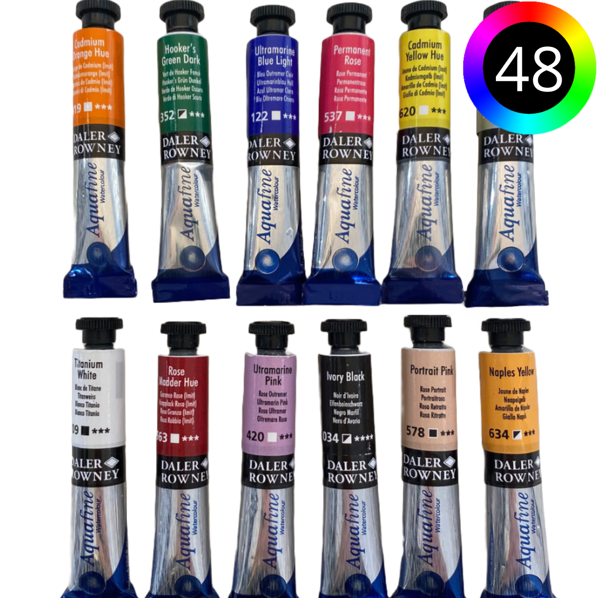 Daler-Rowney Aquafine Watercolour 8ml Titanium White