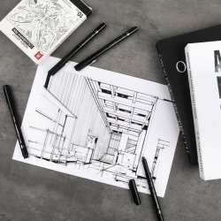 Mobee - Sorte Kalligrafipenne 10-Pak