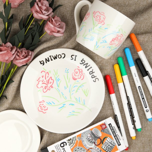 Mobee Glas- &amp; Porcelnstuscher - 6-Pak