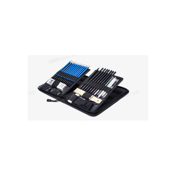 H&B Tegnest i Etui - 60-Dele