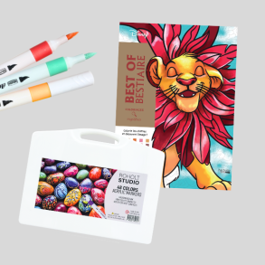  Disney Paint-by-Number - The Best of Animals-  48 stk. Akryltusch Pakke