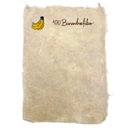 Hndlavet Bananpapir A4 Brown 90G - 6-pak