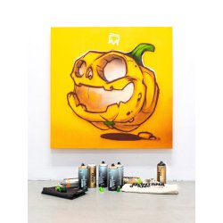 Montana Night Glow Effekt Spraymaling - Orange, 400ml.