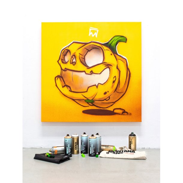 Montana Night Glow Effekt Spraymaling - Orange, 400ml.