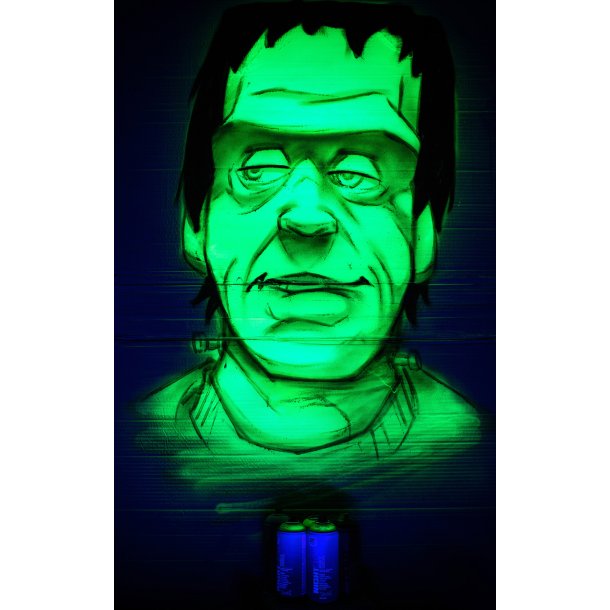 Montana Night Glow Effekt Spraymaling - Green, 400ml.