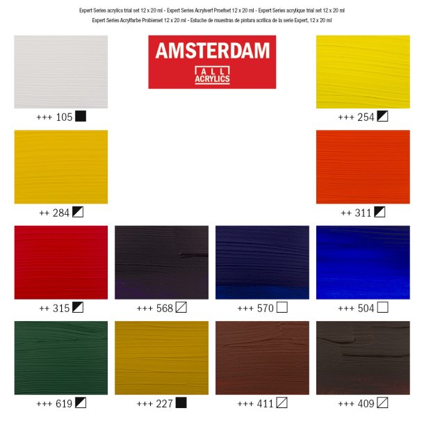 Amsterdam Expert Trial Set 12x20ml.
