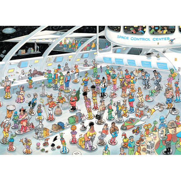 NYHED! Puslespil af JVH 2i1 "Give us some space &amp; All dressed up" 2x1000 Brikker