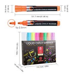 Mobee - Chalk markers 8-Pak