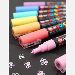 Posca Soft 8 Colors PC-1M 0,7-1 mm (8 stk)