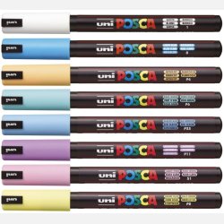 Posca Soft 8 Colors PC-1MR 0,7 mm (8stk)