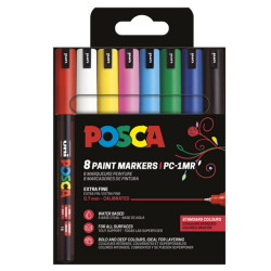 POSCA PC-1MR 0,7 mm Basis (8 stk)