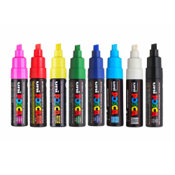 POSCA PC-8K 8mm Basis 8-Pak