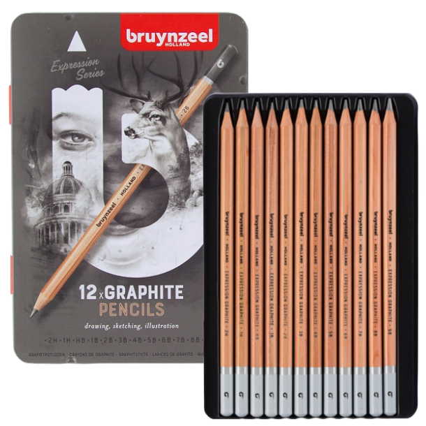 Bruynzeel Expression Grafitblyanter 12-Pak