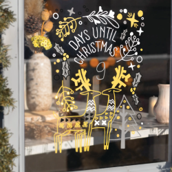 Uni POSCA Kalktuscher i st - 4 Tuscher + 2 Skabeloner