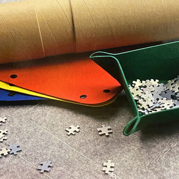 Puslespilsmtte &amp; Sorteringsbakker