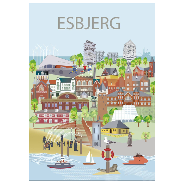 Byplakater af Lotte Lambk