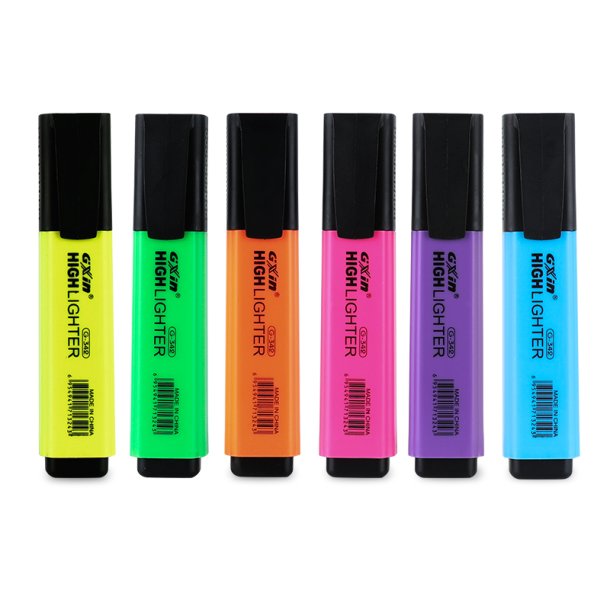 Mobee - Highlighters Neonfarver 6-pak