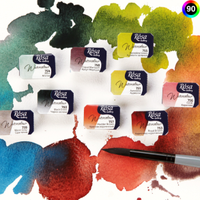 Rosa Ukraine Lse Akvarelbrikker