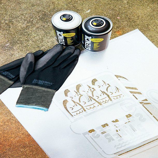 Montana Stencil Spray 400 ml.  