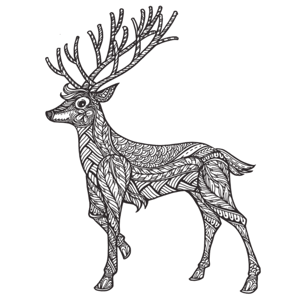 Christmas Escape - Colouring For Mindfulness