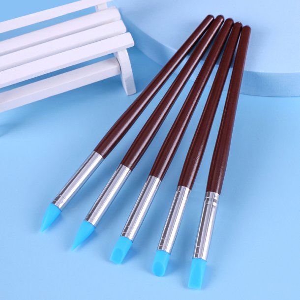 Silikonepenselst - 5-Pak