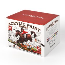 Mobee Akrylmalingst 60 ml. - 20-Pak