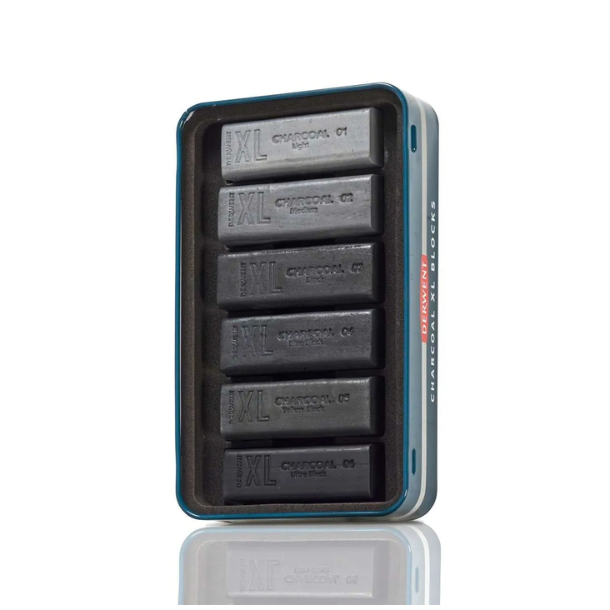 Derwent Charcoal XL Blocks, 6-pak