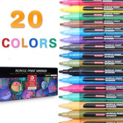 Mobee - Akryltusch Medium Tip 20-Pak