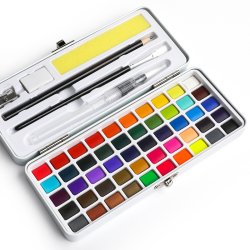 Mobee Akvarelst i Etui med Tilbehr - 50-Pak