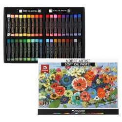 Mobee Blde Oliepasteller, Klassiske Farver - 36+2-Pak