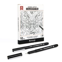 Mobee - Sorte Kalligrafipenne 10-Pak