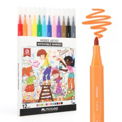 Mobee Washable Markers til B�rn, 12-pak