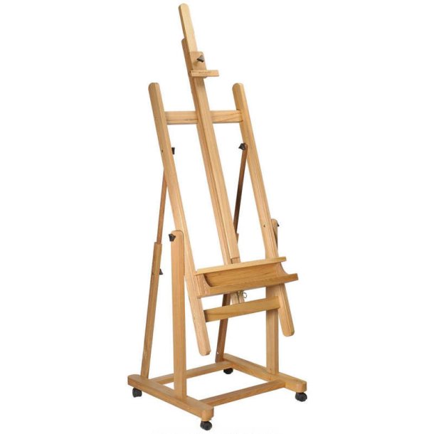 Staffeli i b�getr� med hjul - 59,5�56�185�255 cm