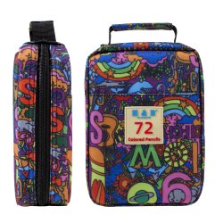 H&B "Pop Art" Penalhus m. Farveblyanter - 72-Pak