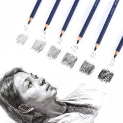 H&B Matt Drawing Set 9-Dele