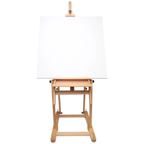 Staffeli i b�getr� med hjul - 59,5�56�185�255 cm
