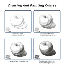 H&B Matt Drawing Set 9-Dele