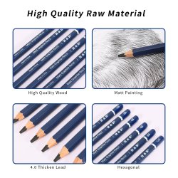 H&B Matt Drawing Set 9-Dele