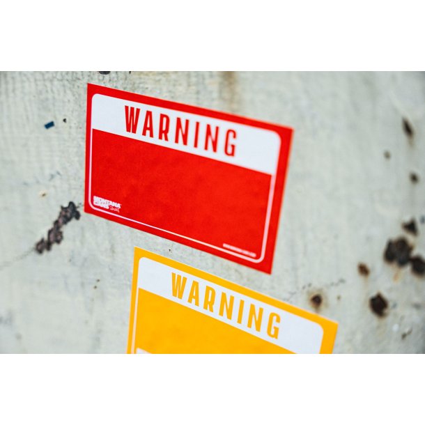 Montana Sticker Warning 100-Pak