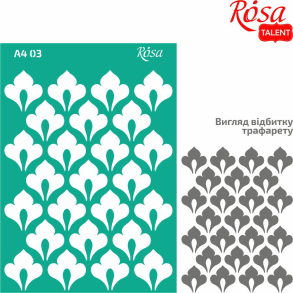 ROSA Talent Reusable Adhesive Stencil 