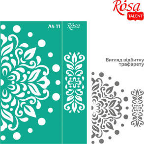 ROSA Talent Reusable Adhesive Stencil 
