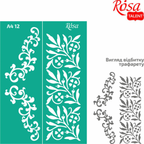 ROSA Talent Reusable Adhesive Stencil 