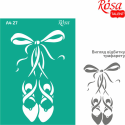 ROSA Talent Reusable Adhesive Stencil "Pointes 27 21x29,7cm