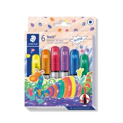 Noris Gel Twisters Glitter - 6-pak