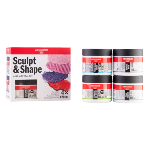 Amsterdam Sculpt &amp; Shape Medium S�t - 4x120ml.