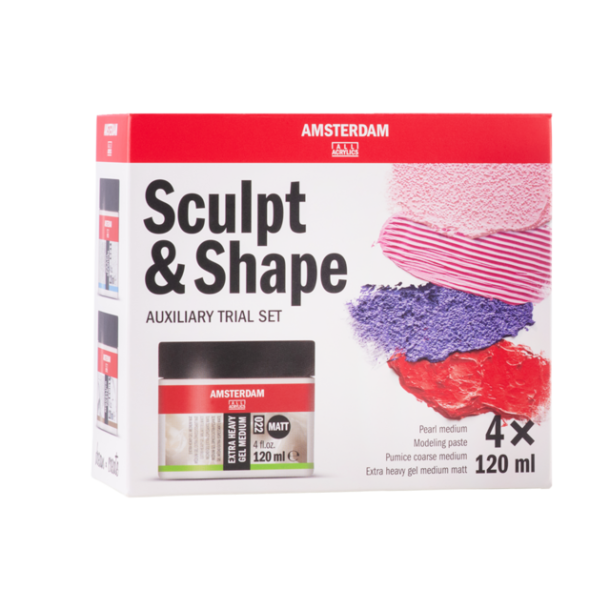 Amsterdam Sculpt &amp; Shape Medium S�t - 4x120ml.